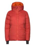 Bergans Røros Down W Jacket Brick/Fiesta M Röd