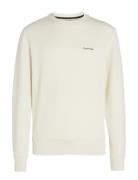 Calvin Klein Micro Logo Repreve Sweatshirt Kräm