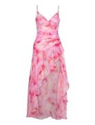 Bardot Sorella Printed Midi Dress Rosa