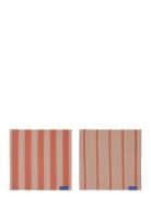 Mette Ditmer Stripes Dish Cloth, 2-Pack Beige