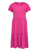 Kids Only Kogdalia S/S Long Dress Jrs Rosa