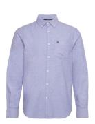 Original Penguin Ls Eco Oxford W Stre Blå