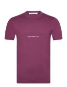 Calvin Klein Jeans Institutional Tee Burgundy