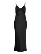 Gina Tricot Twisted Strap Midi Dress Svart