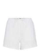 Gina Tricot Relaxed Linen Blend Shorts Vit