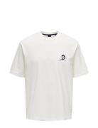 ONLY & SONS Onsmilo Rlx Coast Ss Tee Vit