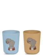 Matti Pla Cup 2-Pack Home Meal Time Cups & Mugs Cups Multi/patterned N...