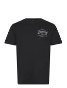 Superdry Classic Vl Heritage Chest Tee Svart