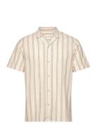 Revolution Short-Sleeved Cuban Shirt Beige