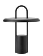 Stelton Pier Portable Led Lampa H 33.5 Cm Black Svart