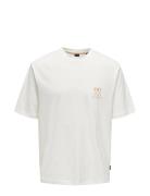 ONLY & SONS Onsmilo Rlx Coast Ss Tee Vit