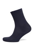 Mp Denmark Fine Cotton Rib Socks Marinblå