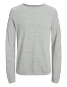 Jack & J S Jjehill Knit Crew Neck Noos Grå