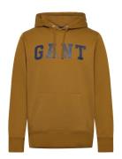 GANT Gant Logo Sweat Hoodie Brun