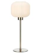 Markslöjd Lighting Sober Table Small 1L Steel/White Vit