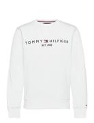 Tommy Hilfiger Tommy Logo Sweatshirt Vit