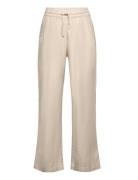 Lindex Trousers Linen Beige