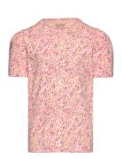 Minymo T-Shirt Ss Aop Rosa