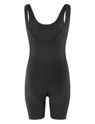 Girlfriend Collective Bike Unitard, Scoop Svart