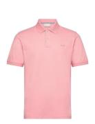 GANT Reg Contrast Pique Ss Polo Rosa