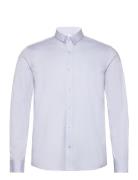 Calvin Klein Poplin Stretch Slim Shirt Blå