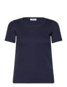 Esprit Casual T-Shirts Marinblå