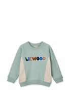 Liewood Aude Placement Sweatshirt Blå