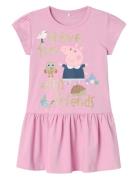 Name It Nmfjassa Peppapig Ss Dress Cplg Rosa