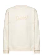 Wood Wood Rod Kids Aa Script Sweatshirt Kräm