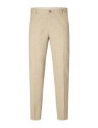 Selected Homme Slhslim-Oasis Linen Trs Noos Beige