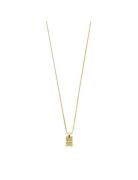 Pilgrim Jemma Square Pendant Necklace Guld