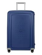 Samsonite S'cure Spinner 75Cm Blå