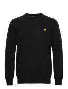 Lyle & Scott Crew Neck Lambswool Blend Jumper Svart