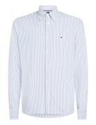 Tommy Hilfiger Heritage Oxford Stripe Rf Shirt Blå