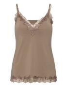 Rosemunde Rwbillie Lace Strap Top Beige