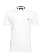 Fred Perry Bomber Collar Polo Vit