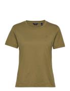 GANT Original Ss T-Shirt Khaki Green