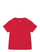 Ralph Lauren Baby 26/1 Jersey-Ss Cn-Tp-Tsh Röd