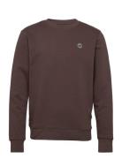 Kronstadt Lars Organic/Recycled Crew Sweat Brun