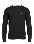 Original Penguin Small Logo Long Sleeve T-Shirt Svart