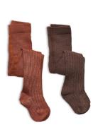 Minymo Stocking - Rib Brun