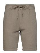 Lindbergh Linen Blend Herringb Short Grön