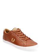 Fred Perry Baseline Leather Brun