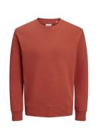 Jack & J S Jjestar Basic Sweat Crew Neck Röd