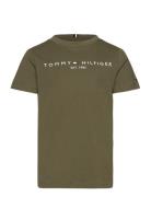 Tommy Hilfiger U Corp Logo Ess Tee Ss Grön