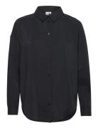 ONLY Onliris L/S Modal Shirt Wvn Svart