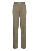 Calvin Klein Jeans Stretch Twill High Rise Straight Khaki Green