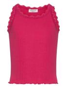 Rosemunde Kids Rkbeatha Sl Top W/ Lace Rosa