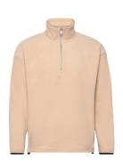 Tom Tailor Relaxed Fleece Troyer Beige