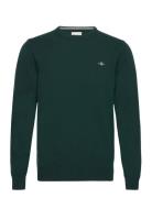 GANT Superfine Lambswool C-Neck Khaki Green